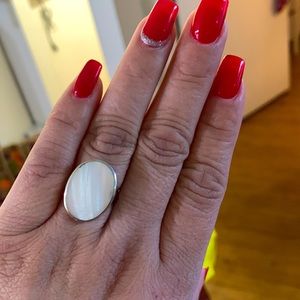 Mother of pearl ring
